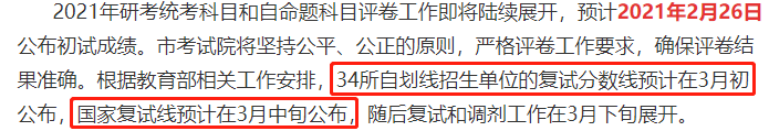 2021考研：A线、B线、自主划线，过了哪条线你才能上岸？