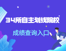 2021考研初试成绩查询：34所自划线院校成绩查询时间及查询入口汇总