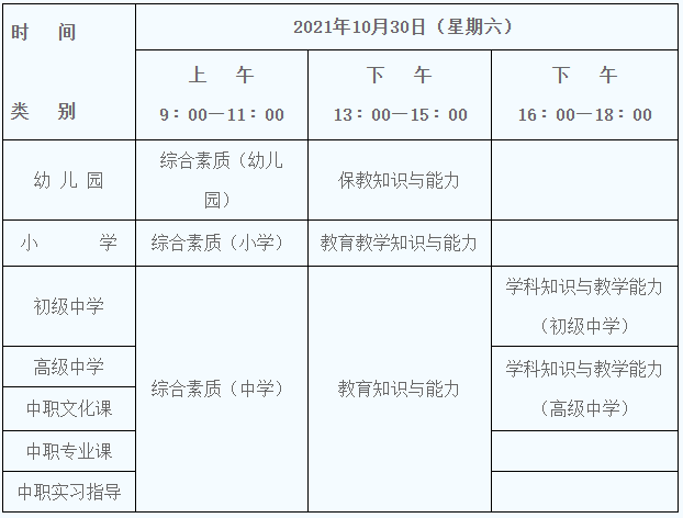 2021教师资格考试报名2021年下半年陕西省中小学教师资格考试笔试公告